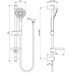 Комплект смесителей c душевым гарнитуром Ideal Standard Ceraplan III Комплект смесителей c душевым гарнитуром Ideal Standard Ceraplan III